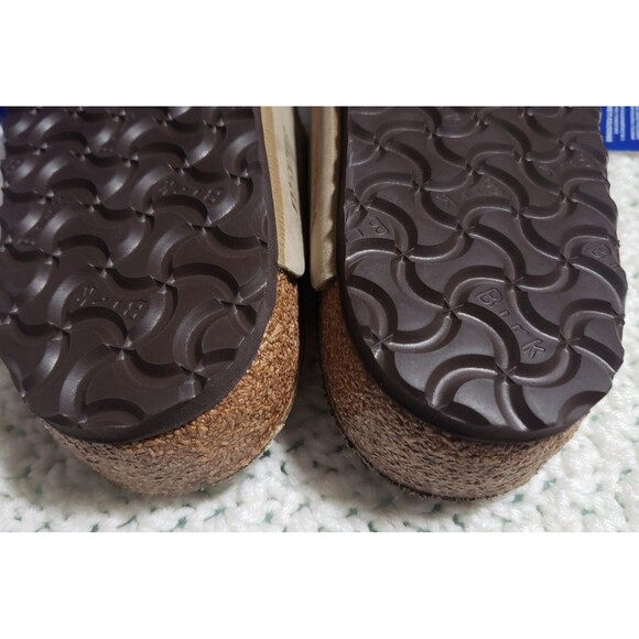 BIRKENSTOCK Arizona 41 Oiled Leather Unisex Size M8/W10 Tobacco Brown With Tags - Picture 9 of 14